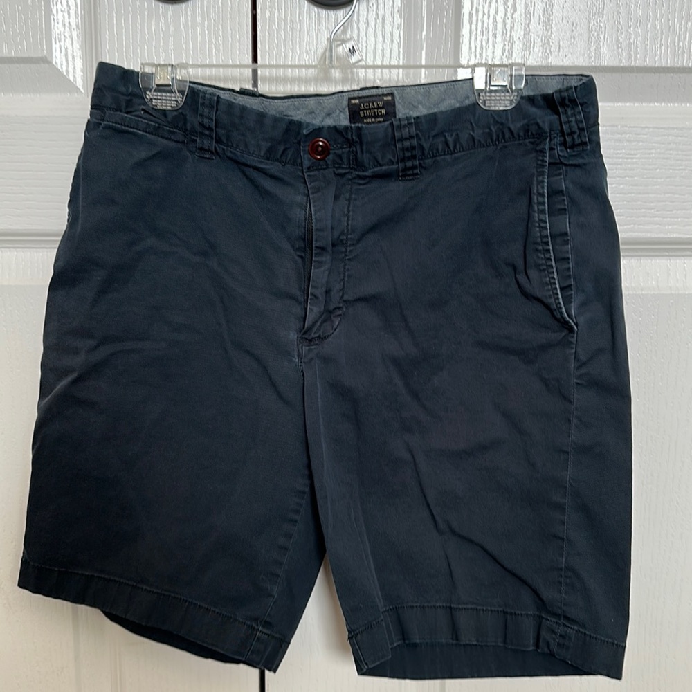 Men’s Navy Blue J.Crew Stretch shorts